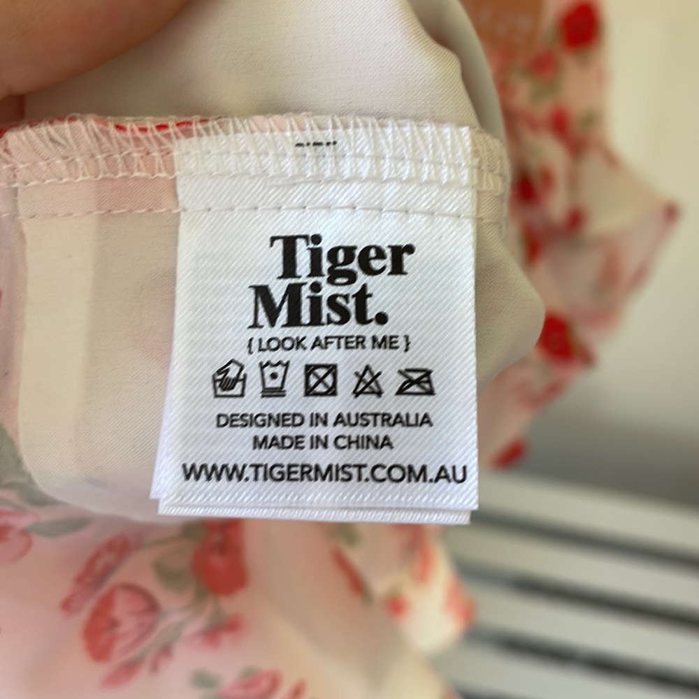 BNWTâ¨TIGER MIST. floral strapless mini dress - Picture 14 of 16